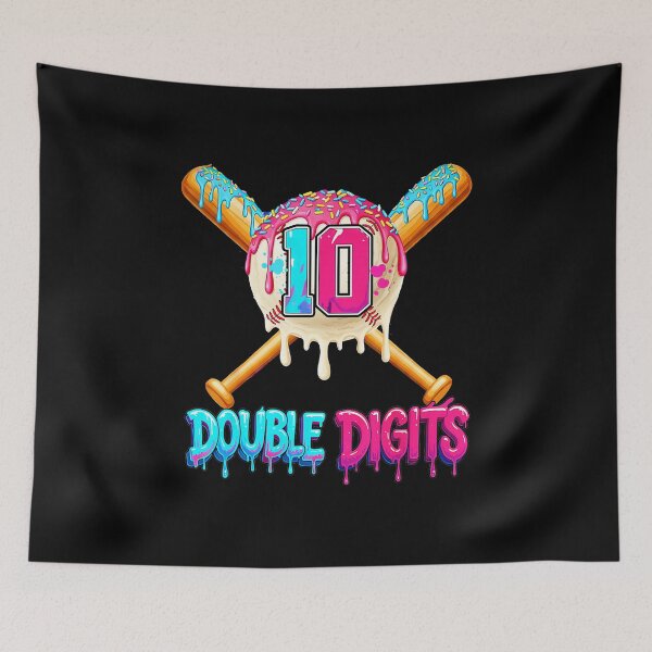 Item preview, 10 Double Digits Baseball Drip Graphic designed and sold by miaa-artistshop.