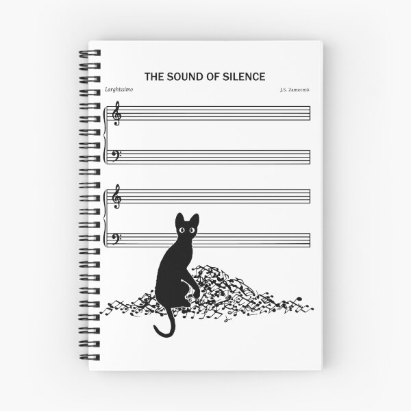Item preview, The Sound of Silence Musical Cat Design designed and sold by Uncer59.