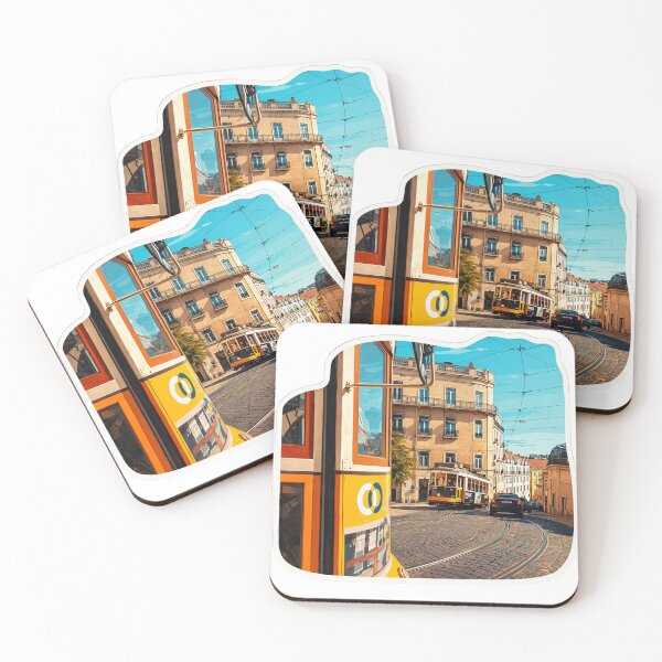 Item preview, Lisbon Tram Turning a Sunny Corner designed and sold by GeEeN.