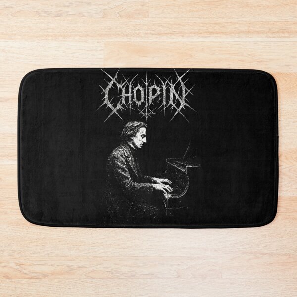 Item preview, Frédéric Chopin Dark Classical Metal Logo designed and sold by Mortisigil.