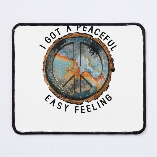 Item preview, I Got a Peaceful Easy Feeling Wood Slice Art designed and sold by Uncer59.