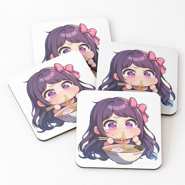 Item preview, Ai Hoshino Oshi No Ko Kawaii Ramen Chibi Waifu designed and sold by mildaclairmo.