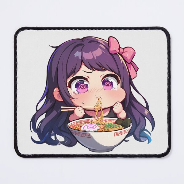Item preview, Ai Hoshino Oshi No Ko Kawaii Ramen Chibi Waifu designed and sold by mildaclairmo.
