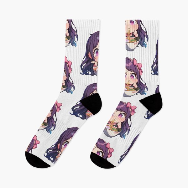 Item preview, Ai Hoshino Oshi No Ko Kawaii Ramen Chibi Waifu designed and sold by mildaclairmo.