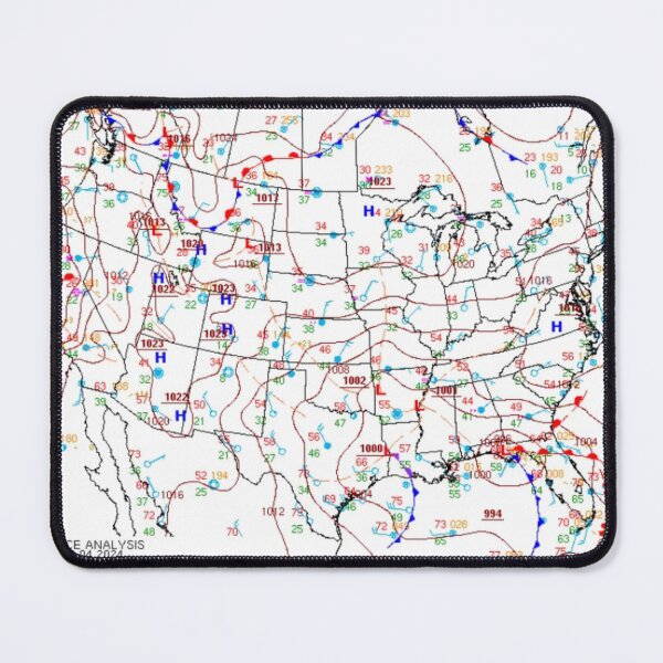 Item preview, surface analysis chart aviation weather center noaa pilots designed and sold by PilotandPlane.