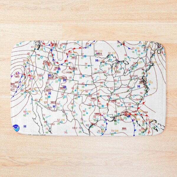 Item preview, surface analysis chart aviation weather center noaa pilots designed and sold by PilotandPlane.