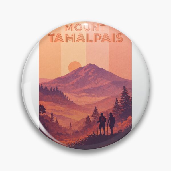 Item preview, Mount Tamalpais Sunset Hike Scene in Marin County California designed and sold by Aryabek.