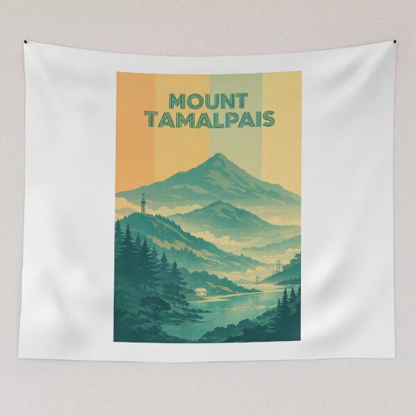 Item preview, Mount Tamalpais View Toward the Golden Gate Bridge and Bay Area Coast designed and sold by Aryabek.
