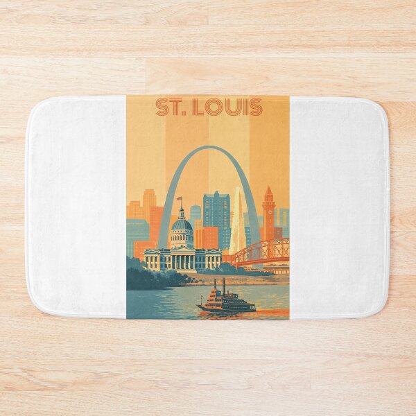 Item preview, St. Louis Missouri Waterfront View of Gateway Arch and Historic Downtown designed and sold by Aryabek.