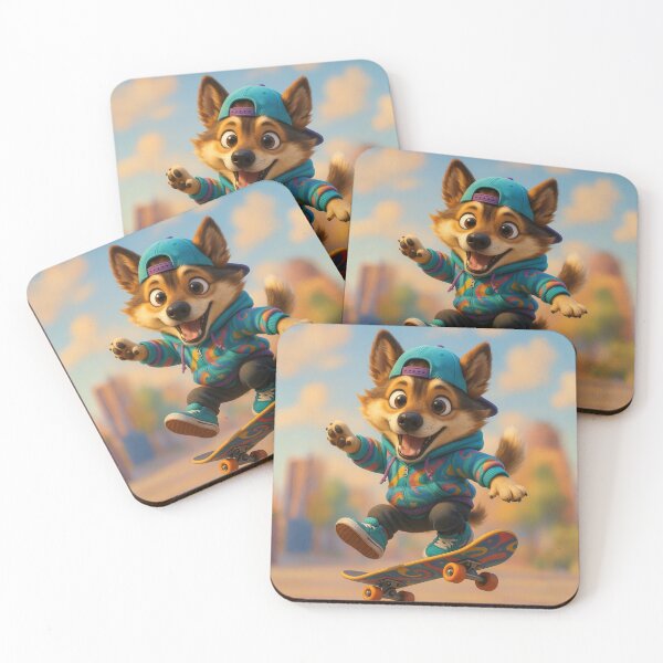 Item preview, Skater Norwegian Lundehund designed and sold by Sillytoe.