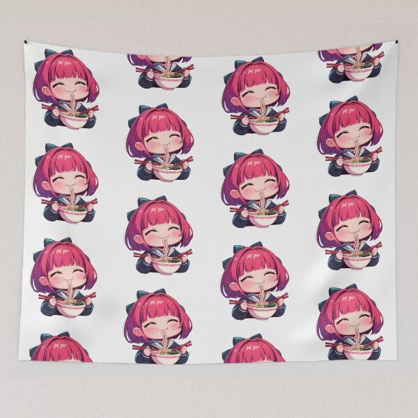 Item preview, Kana Arima Oshi No Ko Kawaii Ramen Chibi Anime Girl designed and sold by mildaclairmo.