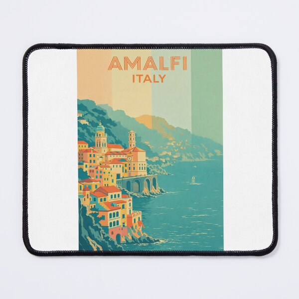 Item preview, Amalfi Italy Coastal Village with Historic Churches and Cliffside Homes designed and sold by Aryabek.