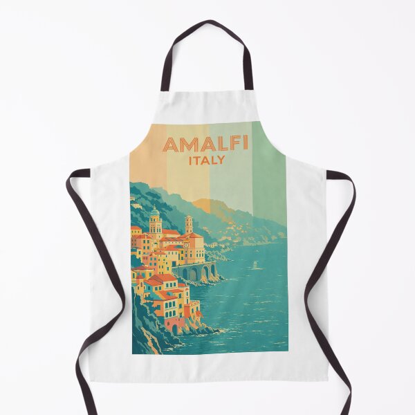 Item preview, Amalfi Italy Coastal Village with Historic Churches and Cliffside Homes designed and sold by Aryabek.