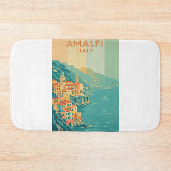 Item preview, Amalfi Italy Coastal Village with Historic Churches and Cliffside Homes designed and sold by Aryabek.