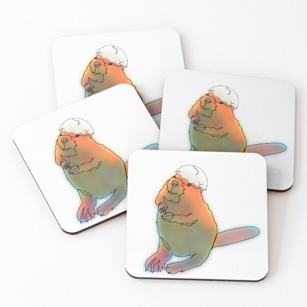 Item preview, Benny the Beaver in an egg shell Hat – animalzinhats designed and sold by Ashley’sAnimalz.