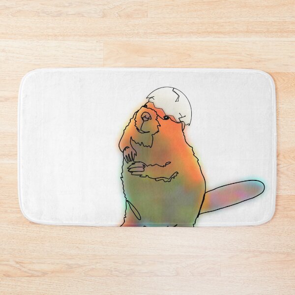 Item preview, Benny the Beaver in an egg shell Hat – animalzinhats designed and sold by Ashley’sAnimalz.