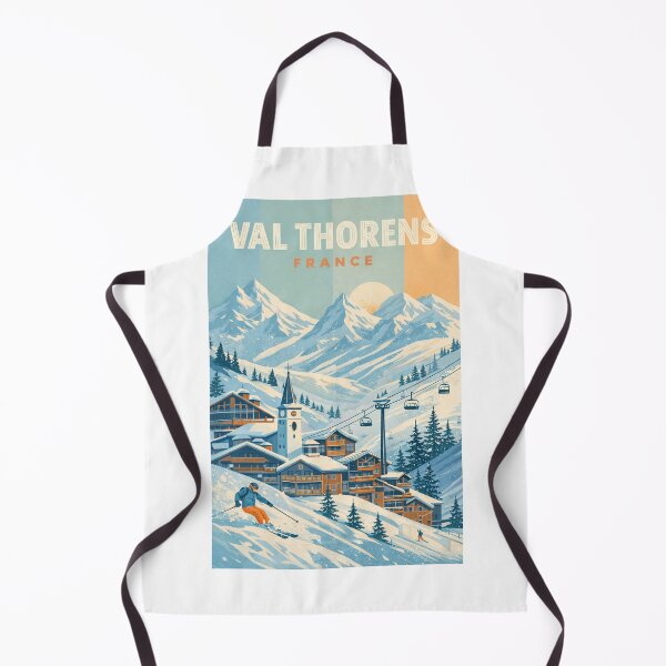 Item preview, Val Thorens Village and Ski Slopes in the French Alps, Savoie Region designed and sold by Aryabek.