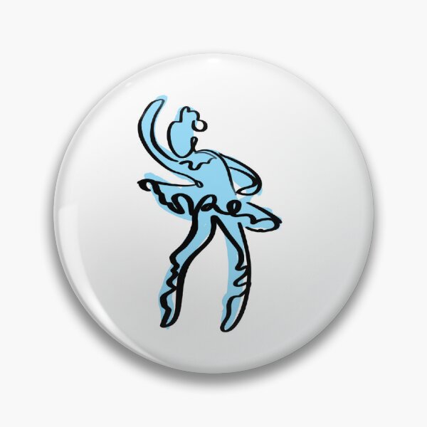 Item preview, Blue abstract ballerina   designed and sold by Duvey-sell.