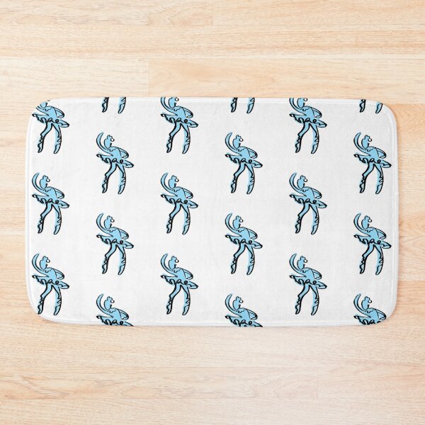 Item preview, Blue abstract ballerina   designed and sold by Duvey-sell.