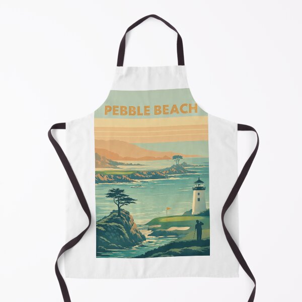 Item preview, Pebble Beach Coastline View with Lighthouse and Pacific Ocean Cliffs designed and sold by Aryabek.