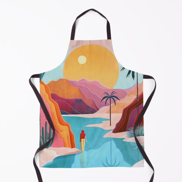 Item preview, Fantasy Tropical Island Boho-Style Colorful Landscape Design designed and sold by DEC02.