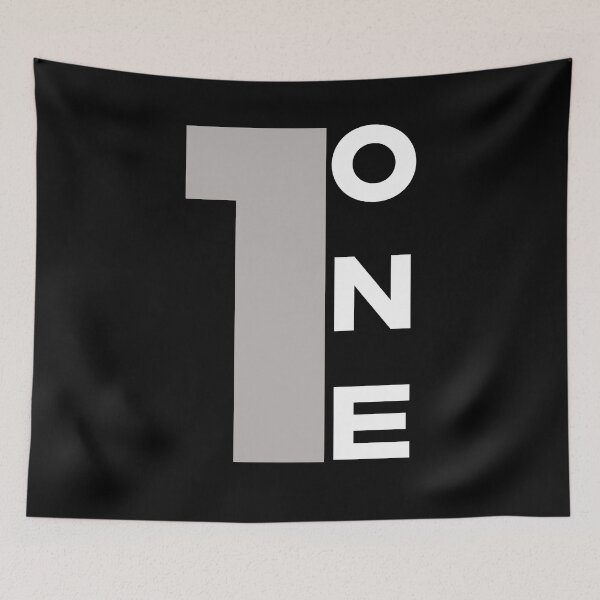 Item preview, ONE - Minimal Team Typography Design designed and sold by Apostrophe8.