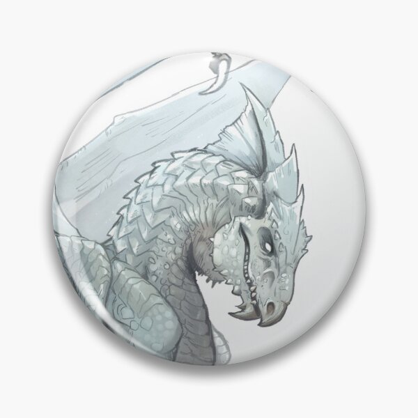 Item preview, dnd white dragon designed and sold by chaoticcaprisun.