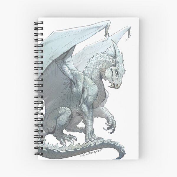 Item preview, dnd white dragon designed and sold by chaoticcaprisun.