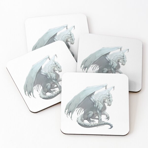 Item preview, dnd white dragon designed and sold by chaoticcaprisun.