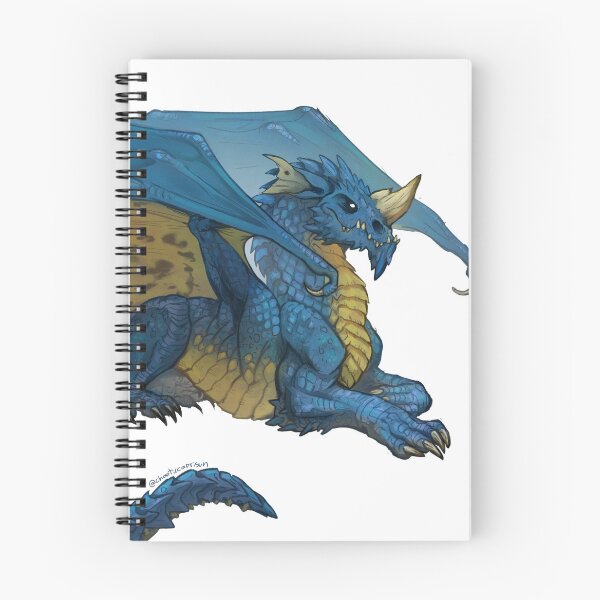 Item preview, dnd blue dragon designed and sold by chaoticcaprisun.