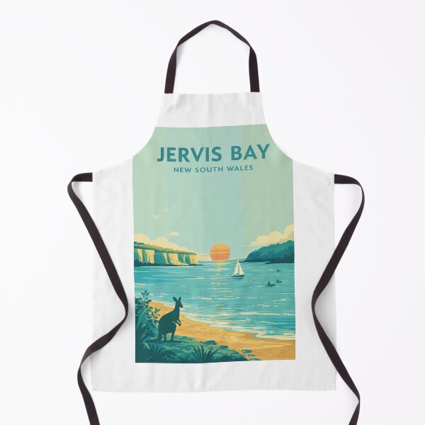 Item preview, Jervis Bay New South Wales Sunset with Cliffs, Sailboat, and Kangaroo designed and sold by Aryabek.