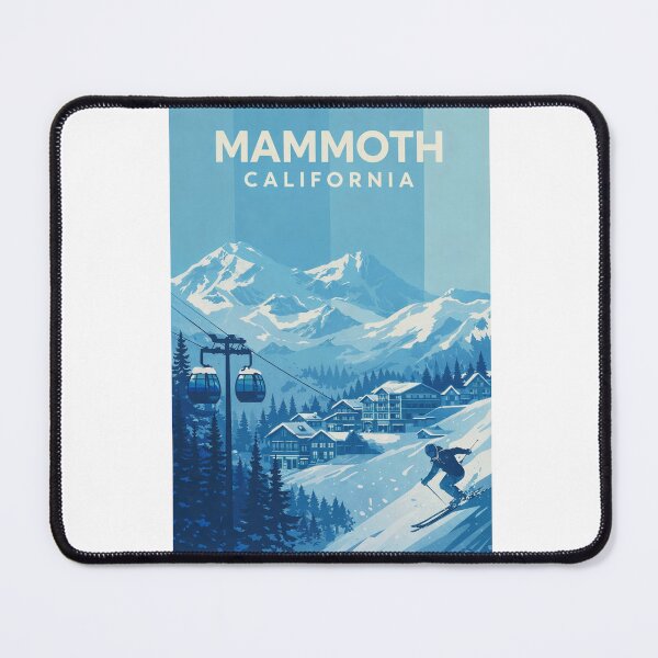 Item preview, Mammoth Lakes Ski Resort and Snowy Mountains in Eastern California designed and sold by Aryabek.