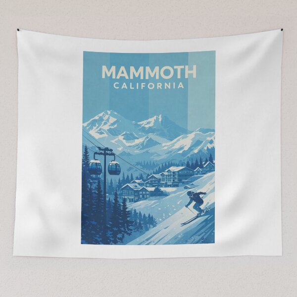 Item preview, Mammoth Lakes Ski Resort and Snowy Mountains in Eastern California designed and sold by Aryabek.