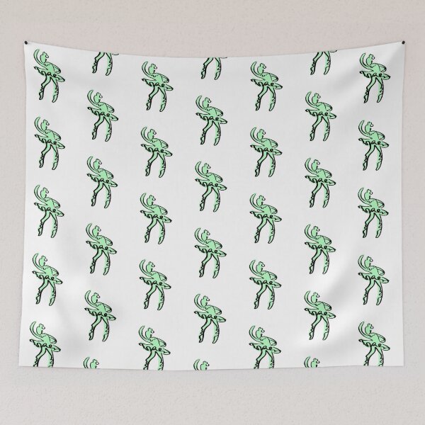 Item preview,  Green abstract ballerina   designed and sold by Duvey-sell.