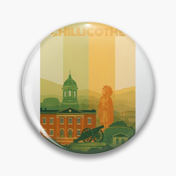 Item preview, Chillicothe Courthouse and Historical Landmarks in Ross County, Ohio designed and sold by Aryabek.