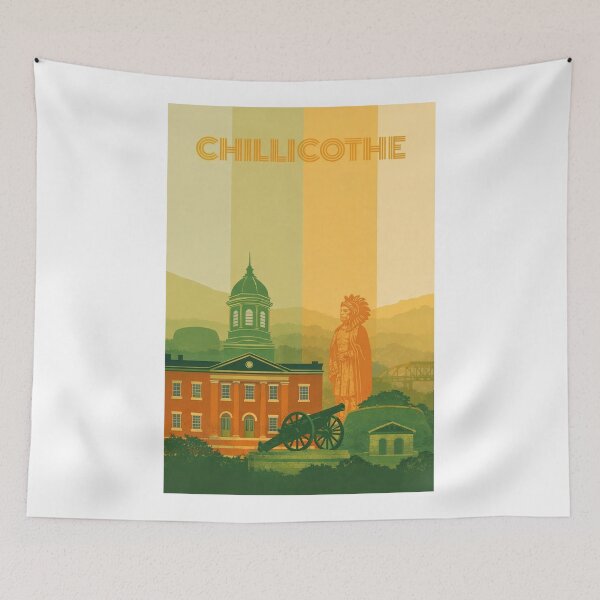 Item preview, Chillicothe Courthouse and Historical Landmarks in Ross County, Ohio designed and sold by Aryabek.