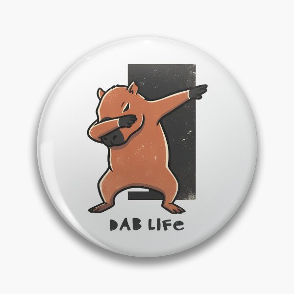 Item preview, Capybara Dab Life Art: Vintage Funny Animal Dabbing for Meme Lovers designed and sold by H Jonas.