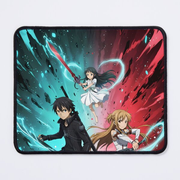 Item preview, Kirito Sword Art Online Blue Red Aura Dynamic Trio designed and sold by PMartistStudio.