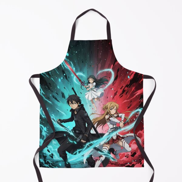 Item preview, Kirito Sword Art Online Blue Red Aura Dynamic Trio designed and sold by PMartistStudio.