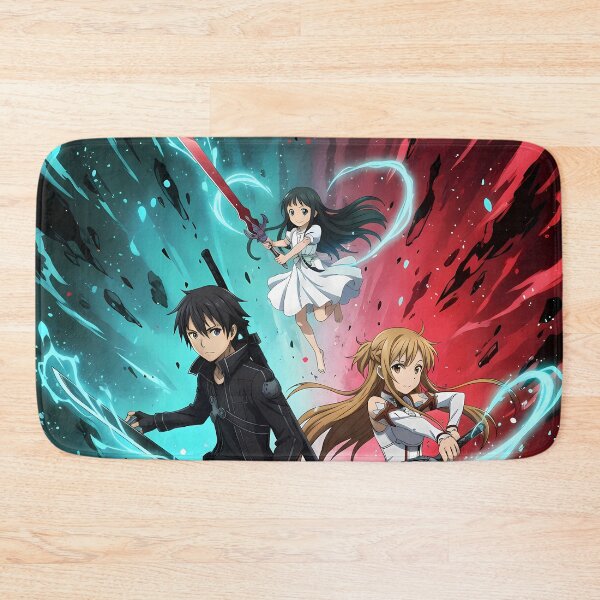 Item preview, Kirito Sword Art Online Blue Red Aura Dynamic Trio designed and sold by PMartistStudio.