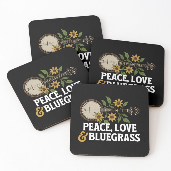 Item preview, Peace Love And Bluegrass Banjo designed and sold by Maria Pit.