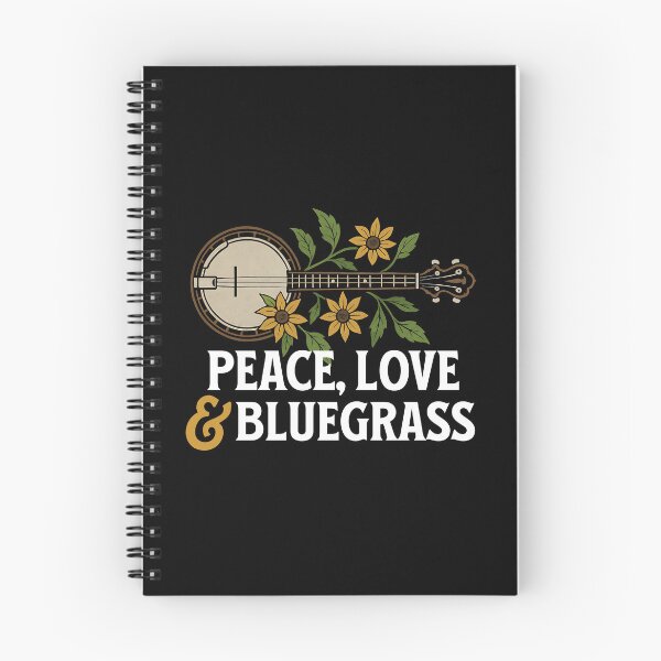 Item preview, Peace Love And Bluegrass Banjo designed and sold by Maria Pit.