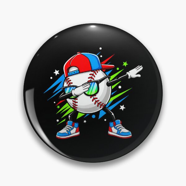 Artikelvorschau, Dabbing Baseball Cartoon Sportgrafik entworfen und verkauft von miaa-artistshop.