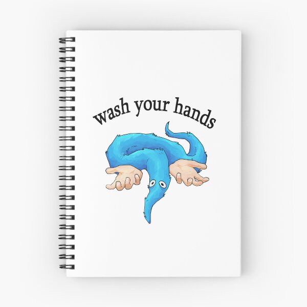 Item preview, worm says wash your hands  designed and sold by chaoticcaprisun.