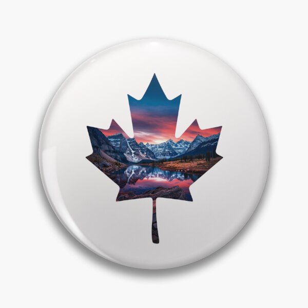 Item preview, Canadian Soul: Rocky Mountain Maple Leaf - The Heart of the Rockies: Canada Pride designed and sold by PowerKanjiFit.