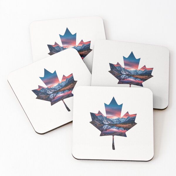 Item preview, Canadian Soul: Rocky Mountain Maple Leaf - The Heart of the Rockies: Canada Pride designed and sold by PowerKanjiFit.