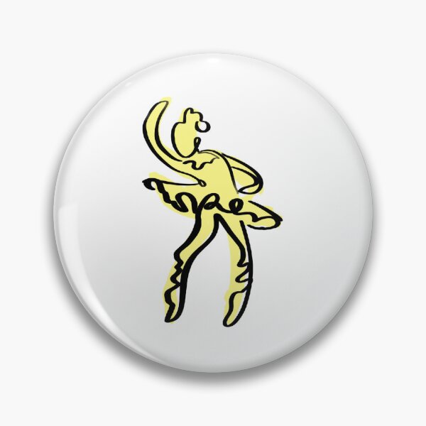 Item preview, Yellow abstract ballerina   designed and sold by Duvey-sell.