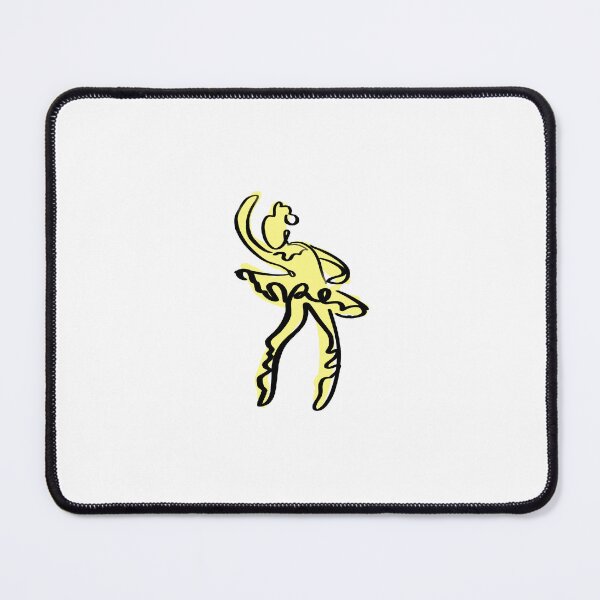 Item preview, Yellow abstract ballerina   designed and sold by Duvey-sell.