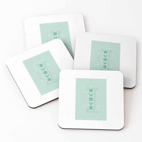 Item preview, Floral letter I designed and sold by LauraMK.