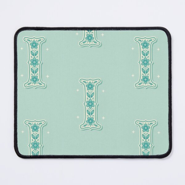 Item preview, Floral letter I designed and sold by LauraMK.